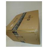 DANGGEOI Woven Rattan Pendant Light, Curved Rattan Bamboo Chandelier, 1 Light Beige Ceiling Hanging Light for Kitchen Island Living Room Bedroom Restaurant (19.7"W x 19.7"H)