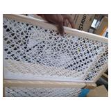 Summer Secure Pressure Mount Wood & Plastic Baby Gate, Natural Hardwood Finish  24 Tall, Fits Openings up to 27.5 to 42 Wide, Baby and Pet Gate for Doorways