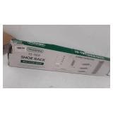 YOUDESURE 10 Tiers Shoe Rack, Large Shoe Rack Organizer for 50 Pairs, Space Saving Shoe Shelf, Non-Woven Fabric Shoe Storage Cabinet (Black