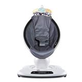 4moms® mamaRoo 4 Multi-Motion Baby Swing, Bluetooth Baby Rocker with 5 Unique Motions, Cool Mesh Fabric, Dark Grey