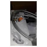 4moms® mamaRoo 4 Multi-Motion Baby Swing, Bluetooth Baby Rocker with 5 Unique Motions, Cool Mesh Fabric, Dark Grey