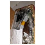 Industrial Rustic Modern Wood Ladder Pipe Wall Shelf 3 Layer Pipe Design Bookshelf DIY Shelving