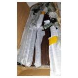 Industrial Rustic Modern Wood Ladder Pipe Wall Shelf 3 Layer Pipe Design Bookshelf DIY Shelving