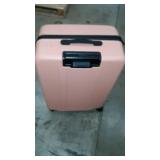 COOLIFE Luggage Suitcase Piece Set Carry On ABS+PC Spinner Trolley with pocket Compartmnet Weekend Bag (Sakura pink, 2-piece Set)