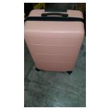 COOLIFE Luggage Suitcase Piece Set Carry On ABS+PC Spinner Trolley with pocket Compartmnet Weekend Bag (Sakura pink, 2-piece Set)