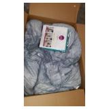 Posh Creations Big Comfy Bean Bag Posh Large Beanbag Chairs with Removable Cover for Kids, Teens and Adults Polyester Cloth Puff Sack Lounger Furniture for All Ages, 27in, Heather Teal