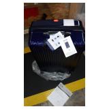 Coolife Luggage Expandable(only 28") Suitcase PC+ABS Spinner 20in 24in 28in Carry on (navy new, S(20in)_carry on)