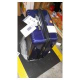 Coolife Luggage Expandable(only 28") Suitcase PC+ABS Spinner 20in 24in 28in Carry on (navy new, S(20in)_carry on)