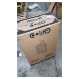 Coolife Luggage Expandable(only 28") Suitcase PC+ABS Spinner 20in 24in 28in Carry on (navy new, S(20in)_carry on)