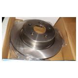 Detroit Axle - Rear Drilled and Slotted Disc Rotors + Ceramic Brake Pads Replacement for 2007-2017 Jeep Wrangler - 6pc Set