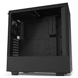 NZXT H510 - CA-H510B-B1 - Compact ATX Mid-Tower PC Gaming Case - Front I/O USB Type-C Port - Tempered Glass Side Panel - Cable Management System - Water-Cooling Ready - Black, Non i-Series