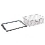 Rubbermaid FG3J0501TITNM Configurations Sliding Basket - Titanium
