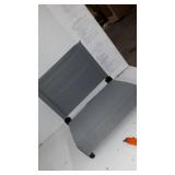 Flash Furniture 500 lb. Rated Lightweight Stadium Chair with Handle & Ultra-Padded Seat, Gray