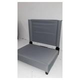 Flash Furniture 500 lb. Rated Lightweight Stadium Chair with Handle & Ultra-Padded Seat, Gray