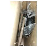 Outdoor Tubular Steel Rolling Log Cart