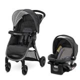 Graco FastAction SE Travel System | Includes Quick Folding Stroller and SnugRide 35 Lite Infant Car Seat, Redmond, Amazon Exclusive