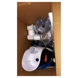 Hoover - PowerDash Corded Upright Deep Cleaner - White/Blue