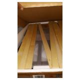 Delta Children Bennett Kids Toddler Bed Dark Chocolate Brown Frame w/ Guardrails