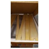 Delta Children Bennett Kids Toddler Bed Dark Chocolate Brown Frame w/ Guardrails