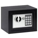 Jssmst Small Safe Box, 0.17CF Mini Safe Kids Safe Box for Home Office, Personal Safe Lock Box with Electronic Keypad, Money Safe Box,