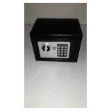 Jssmst Small Safe Box, 0.17CF Mini Safe Kids Safe Box for Home Office, Personal Safe Lock Box with Electronic Keypad, Money Safe Box,