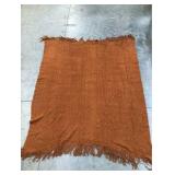 Burnt Orange Throw