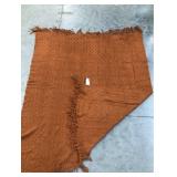 Burnt Orange Throw