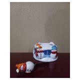 Snowman Bowl & Spreader