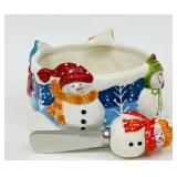 Snowman Bowl & Spreader