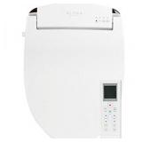 ALPHA JX Elongated Bidet Toilet Seat, White, Endless Warm Water, Rear and Front Wash, LED Light,Quiet Operation, Easy Wireless Remote Control, Low Profile Sittable Lid, 3 Year Warranty