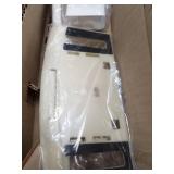 ALPHA JX Elongated Bidet Toilet Seat, White, Endless Warm Water, Rear and Front Wash, LED Light,Quiet Operation, Easy Wireless Remote Control, Low Profile Sittable Lid, 3 Year Warranty