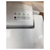 ALPHA JX Elongated Bidet Toilet Seat, White, Endless Warm Water, Rear and Front Wash, LED Light,Quiet Operation, Easy Wireless Remote Control, Low Profile Sittable Lid, 3 Year Warranty