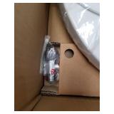 ALPHA JX Elongated Bidet Toilet Seat, White, Endless Warm Water, Rear and Front Wash, LED Light,Quiet Operation, Easy Wireless Remote Control, Low Profile Sittable Lid, 3 Year Warranty