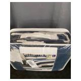 New Berlin King Stripe Quilt 3Pc Set Bedding