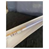 VSUDO 1 Roll 35.4" by 78.7" Privacy Window Film, Slanted Rectangle Pattern Window Tint, Static Cling Window Glass Sticker for Home (19.37 Sq. Ft Total)