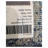 Luxe Weavers Beverly Collection 8445 Blue 2x7 Modern Abstract Area Rug