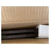 mDesign Bamboo Wood Laundry Hamper Sorter Cart, Portable and Collapsible Folding Clothes Basket Storage with Removable Poly/Cotton Liner Fabric Bag, X Frame - Vintage