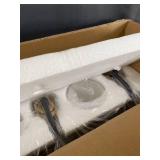 SOLFART Black with Bronze Vintage Vanity Lighting Fixtures for Bathroom, Black with Bronze Wall Lamp Sconce 4 Light