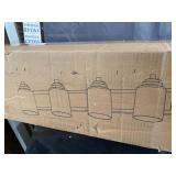 SOLFART Black with Bronze Vintage Vanity Lighting Fixtures for Bathroom, Black with Bronze Wall Lamp Sconce 4 Light