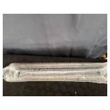 MyGift Wall Mounted Torched Wood & Black Metal Industrial Pipe Bathroom Towel Bar