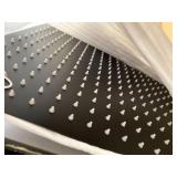 Large Rain Shower Head, NearMoon Luxury Square Stainless Steel Rainfall Showerhead, Waterfall Bath Shower Body Covering, Ceiling or Wall Mount (16 Inch, Oil Rubbed Bronze(Matte Black))