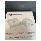 Large Rain Shower Head, NearMoon Luxury Square Stainless Steel Rainfall Showerhead, Waterfall Bath Shower Body Covering, Ceiling or Wall Mount (16 Inch, Oil Rubbed Bronze(Matte Black))