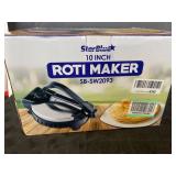 Roti Maker 10 Inches with Roti Warmer Nonstick Electric Machine 120V 60Hz 1200W