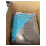 Basic Beyond Down Alternative Comforter Set (King, Algiers Blue/Charcoal Gray) - Reversible Bed Comforter for All Seasons