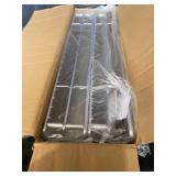 Pull Out Cabinet Organizerï¼11"W x 18"D x 16.4"H ), 2 Tier Heavy Duty Slide Out Kitchen Cabinet Shelves, Sliding Drawer for Cabinet , Wire Frame, Chrome Finish