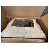 Full Mattress Topper Extra Thick 100% Cotton Cover, Cooling Mattress Pad Double Size 54x75 Inch, Down Alternative Fill Extra Thick Bed Topper PIllowtop for Back Pain, Breathable, White Color