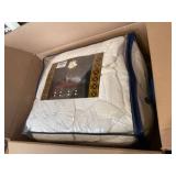 Full Mattress Topper Extra Thick 100% Cotton Cover, Cooling Mattress Pad Double Size 54x75 Inch, Down Alternative Fill Extra Thick Bed Topper PIllowtop for Back Pain, Breathable, White Color