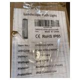 CNBRIGHTER LED Landscape Path Lights,10W CREE Chip,2 ft/ 60cm Height,Waterproof Aluminum Square Outdoor Gardern Accent Pathway and Spread Area Lighting,Warm White 3000K