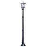Kemeco ST4328B Solar Lamp Post Light LED Cast Aluminum Street Light for Outdoor Landscape Decor Pathway Driveway Patio Garden Yardâ¦
