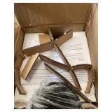 Kemeco ST4328B Solar Lamp Post Light LED Cast Aluminum Street Light for Outdoor Landscape Decor Pathway Driveway Patio Garden Yardâ¦